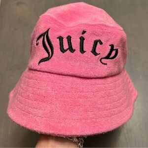 Juicy couture terry bucket hat 💕